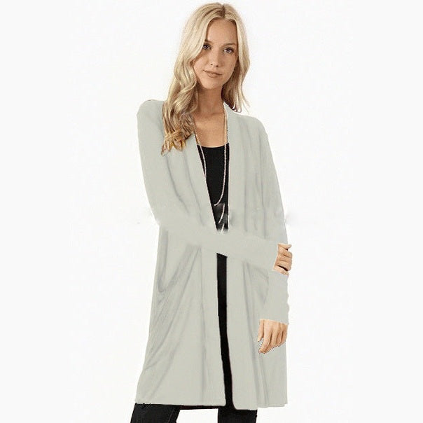Carys | Longline Open-Front Cardigan