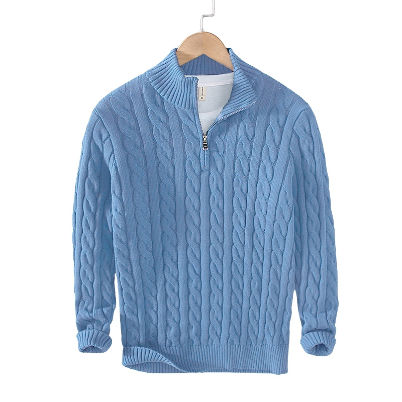 Victor | Half-Zip Cable Knit Sweater