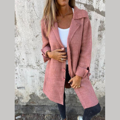 Valerie | Mid-Length Lapel Coat