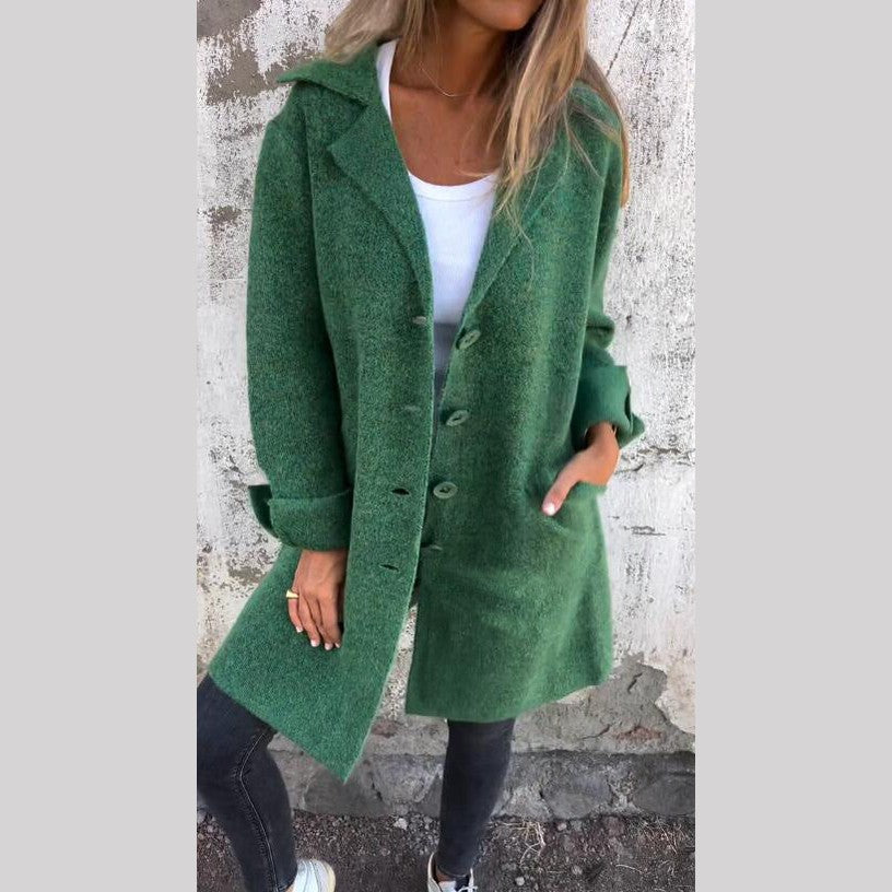 Valerie | Mid-Length Lapel Coat