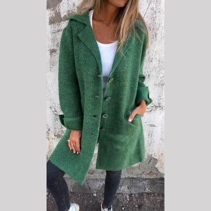 Valerie | Mid-Length Lapel Coat
