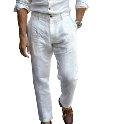Oliver | Linen Casual Trousers