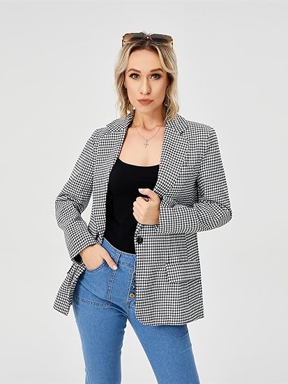 Blair – Women’s Double-Breasted Office Blazer Jacket