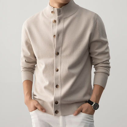 Edward – Men’s Thick Semi-Turtleneck Old-Money Style Sweater