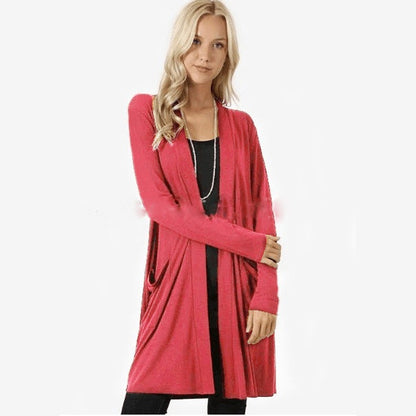Carys | Longline Open-Front Cardigan