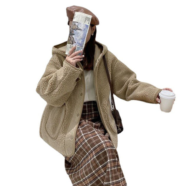 Mason – Women’s Thickened Solid-Color Workwear Jacket