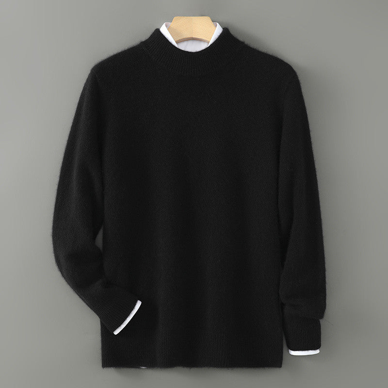 Ethan – Men’s Half Turtleneck Loose Pullover Sweater