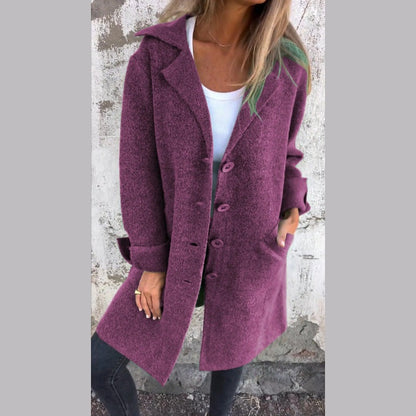Valerie | Mid-Length Lapel Coat