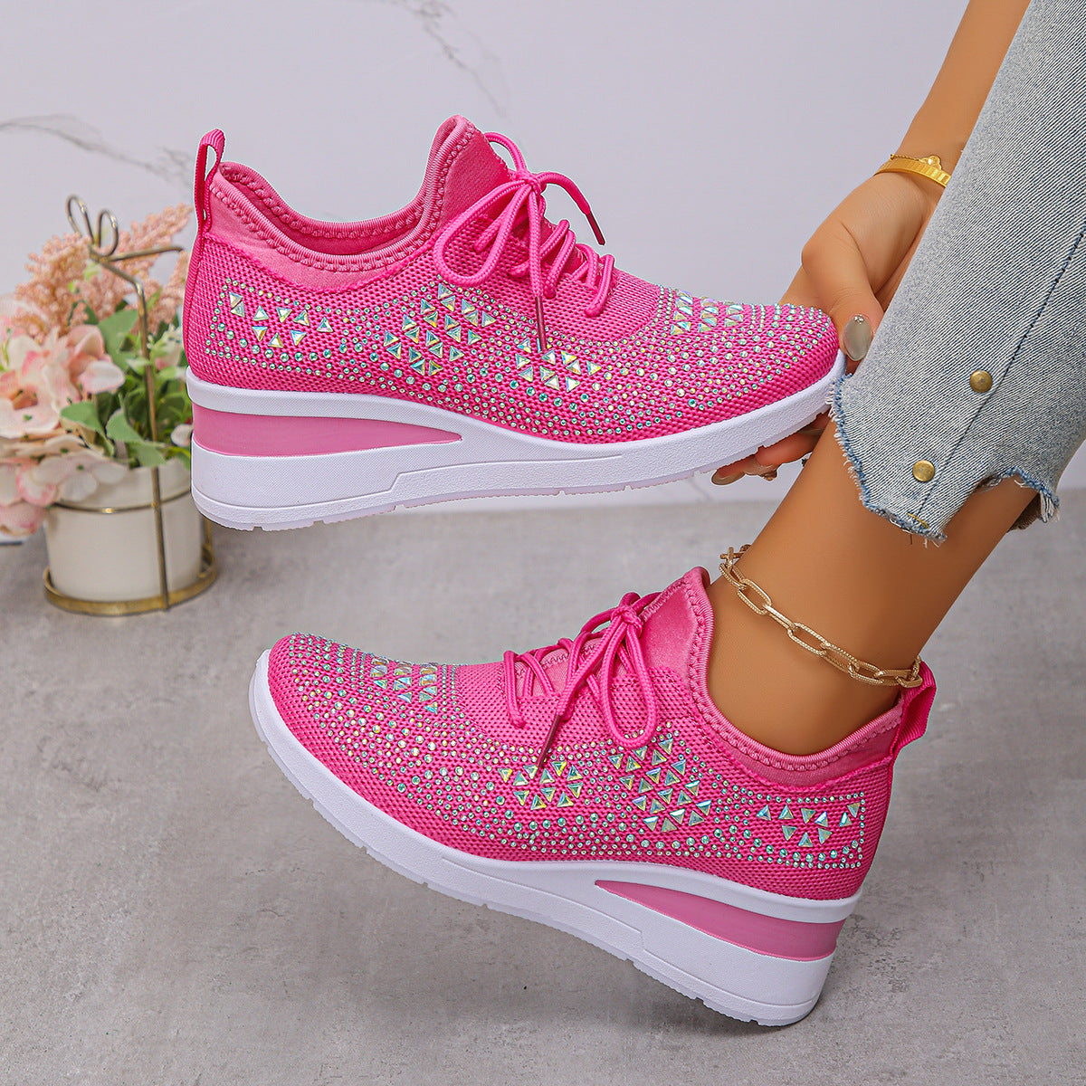 Seraphina | Orthopedic Wedge Sneakers