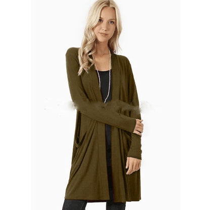 Carys | Longline Open-Front Cardigan