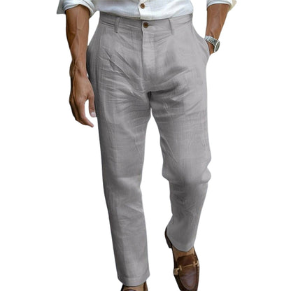 Oliver | Linen Casual Trousers