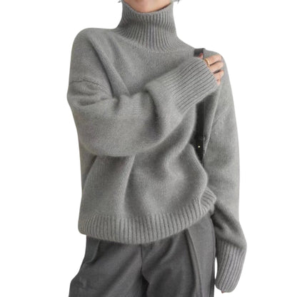 Naomi | Relaxed Turtleneck Knit Sweater