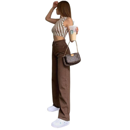 Sofia | High-Waisted Straight Jeans