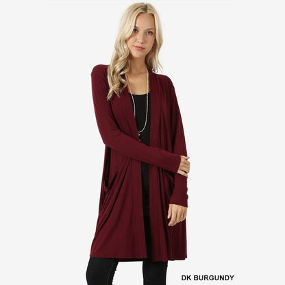 Carys | Longline Open-Front Cardigan