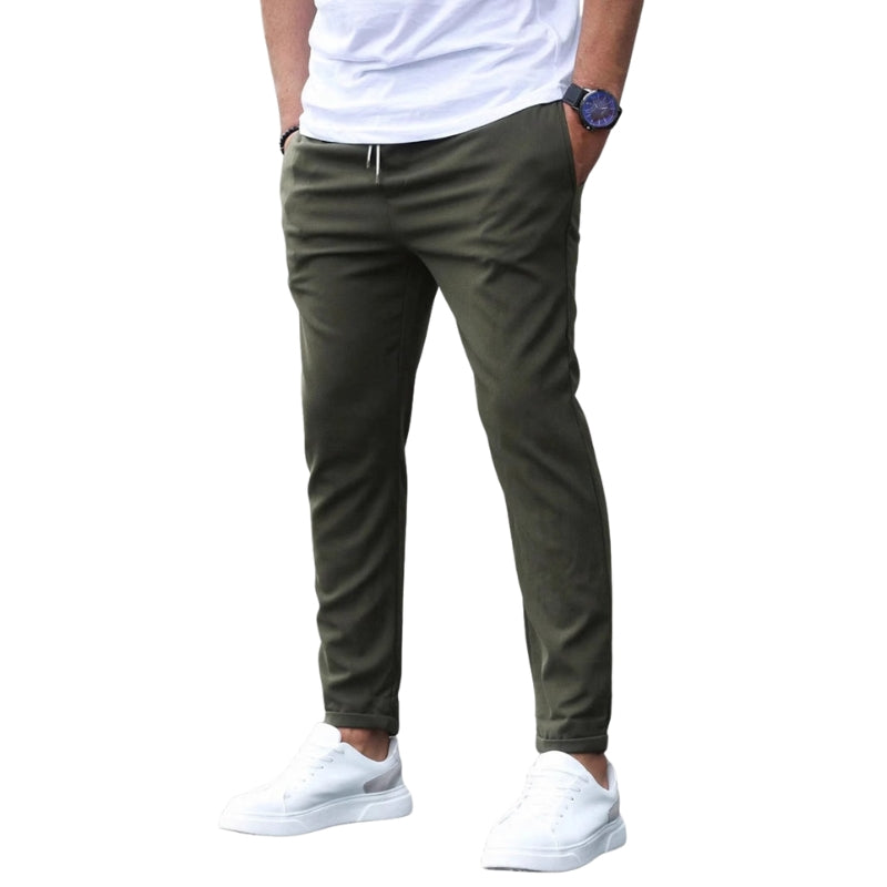 Lucas | Drawstring Slim-Fit Casual Trousers