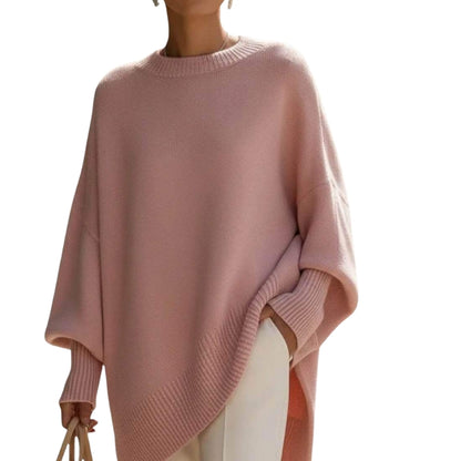 Mira | Thick Knit Round-Neck Loose Pullover