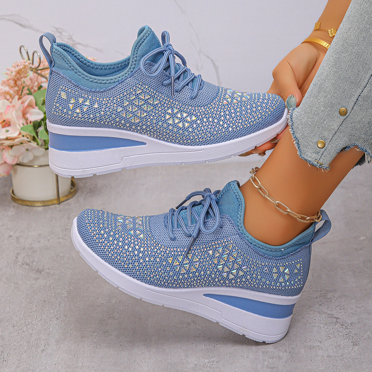 Seraphina | Orthopedic Wedge Sneakers