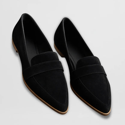 Isla | Suede Pointed-Toe Mid Heel Shoes