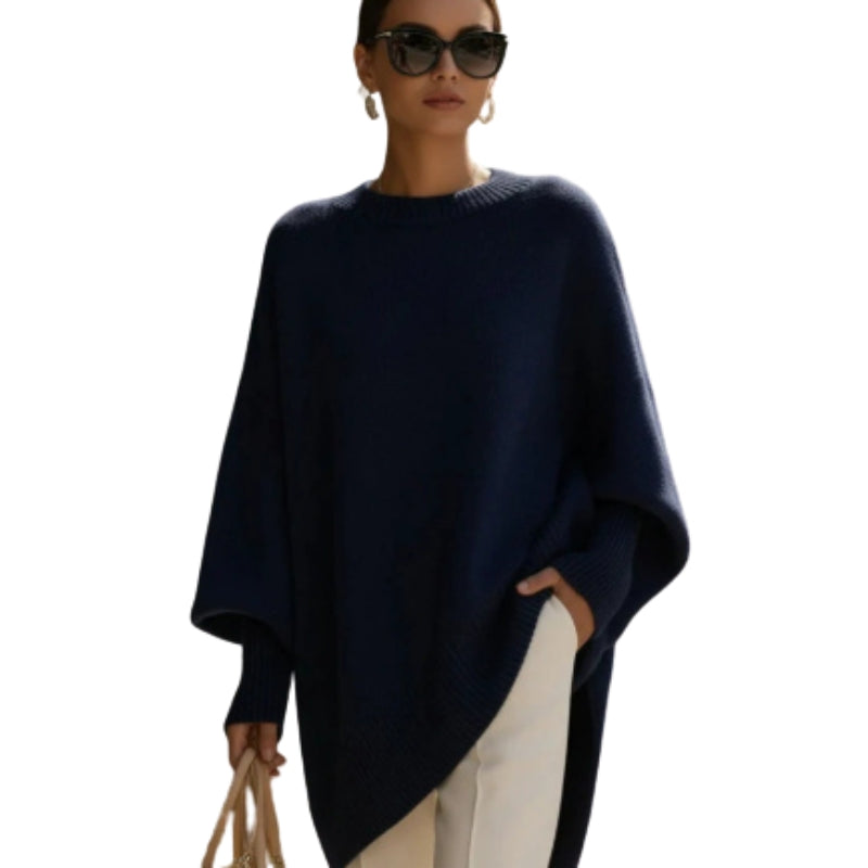 Mira | Thick Knit Round-Neck Loose Pullover