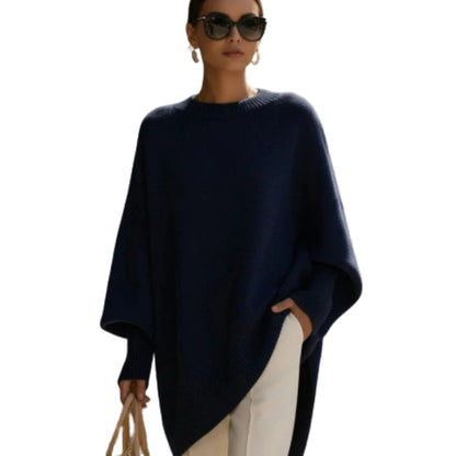 Mira | Thick Knit Round-Neck Loose Pullover