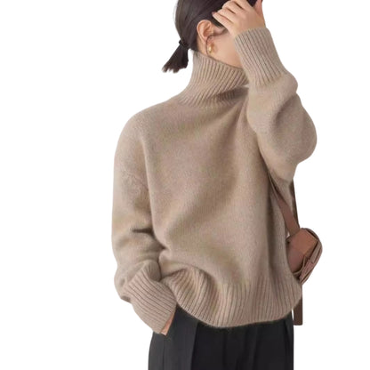 Naomi | Relaxed Turtleneck Knit Sweater
