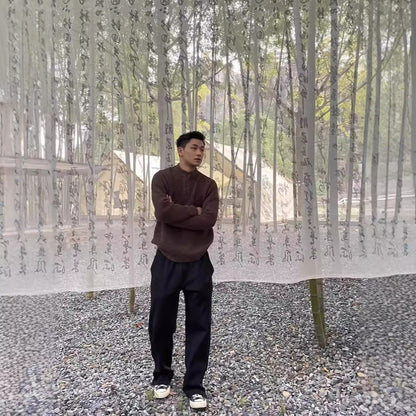 Henry – Old-Money Style Round-Neck Pullover Sweater for Men