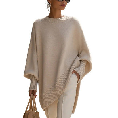 Mira | Thick Knit Round-Neck Loose Pullover