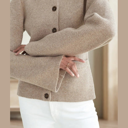 Selene | Soft Chenille Button Cardigan