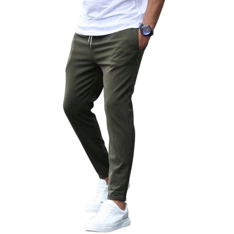 Lucas | Drawstring Slim-Fit Casual Trousers