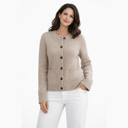 Selene | Soft Chenille Button Cardigan