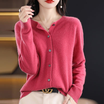 Elin | Merino Wool Button Cardigan