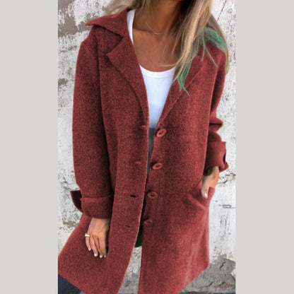 Valerie | Mid-Length Lapel Coat