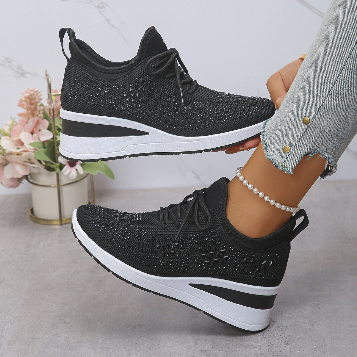Seraphina | Orthopedic Wedge Sneakers