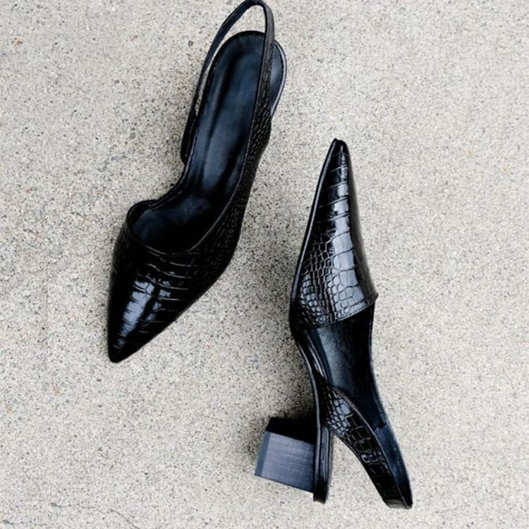 Marin | Orthopaedic Slingback Mid Heels