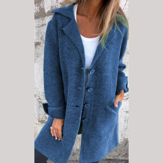 Valerie | Mid-Length Lapel Coat