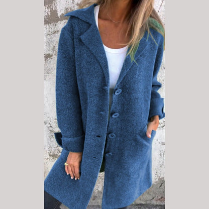 Valerie | Mid-Length Lapel Coat