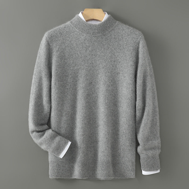 Ethan – Men’s Half Turtleneck Loose Pullover Sweater