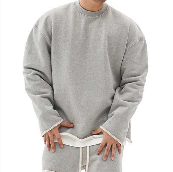 Noah – Men’s Loose Round-Neck Pullover Sweater