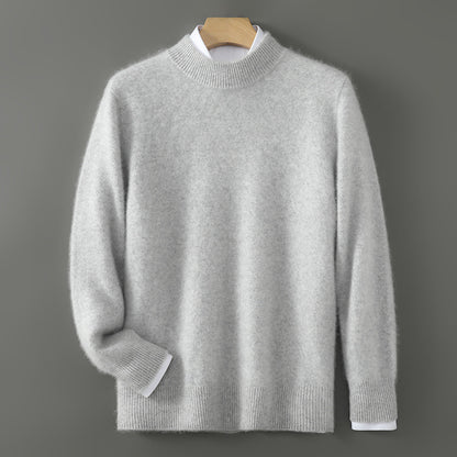 Ethan – Men’s Half Turtleneck Loose Pullover Sweater