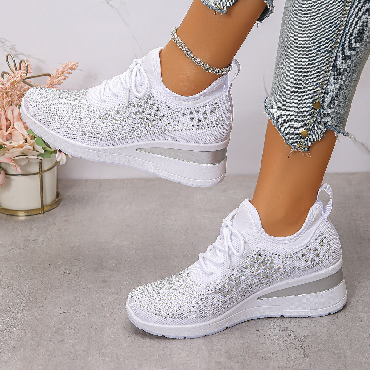 Seraphina | Orthopedic Wedge Sneakers