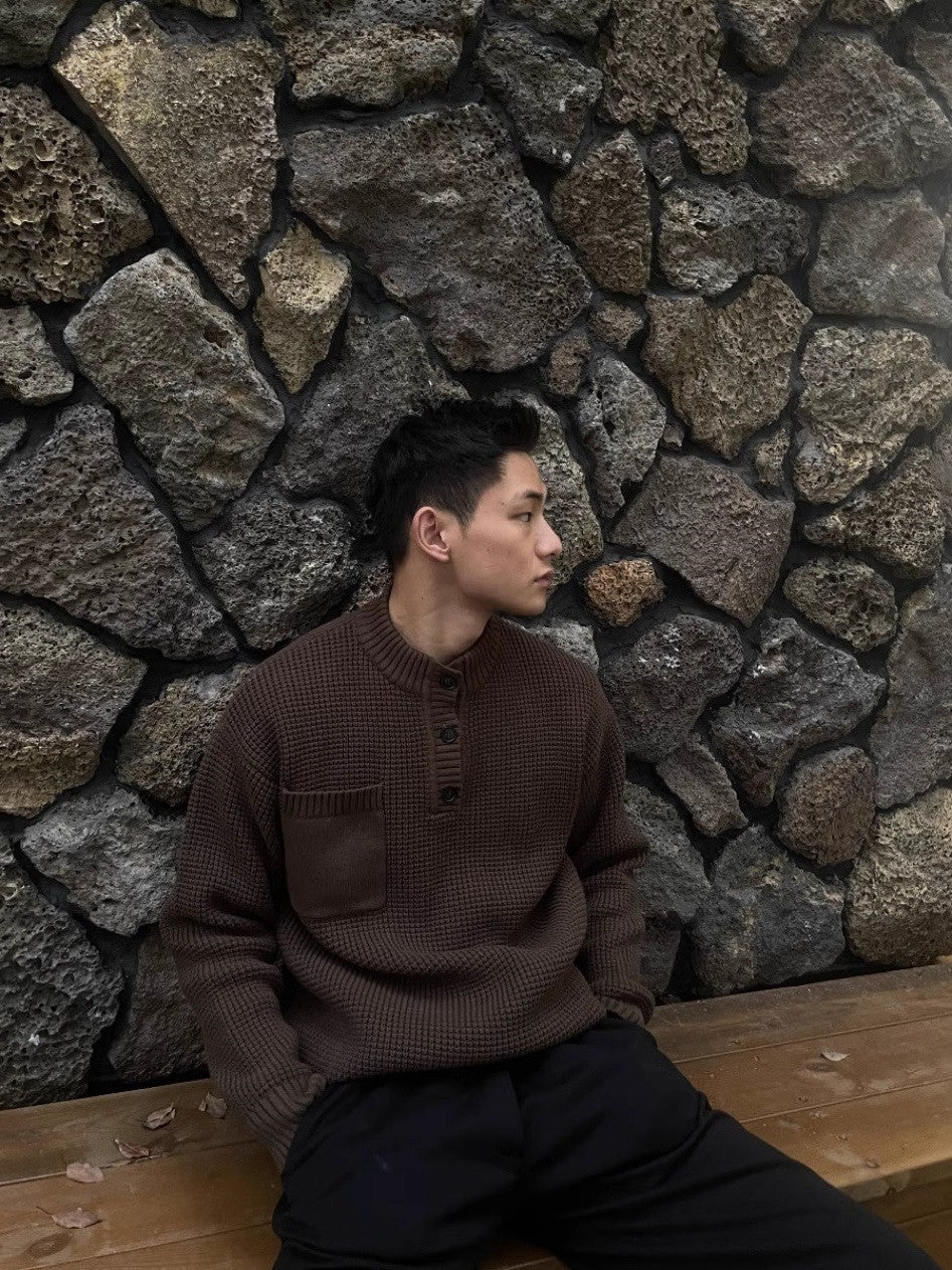 Henry – Old-Money Style Round-Neck Pullover Sweater for Men