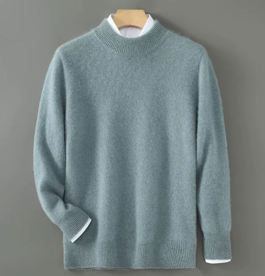 Ethan – Men’s Half Turtleneck Loose Pullover Sweater
