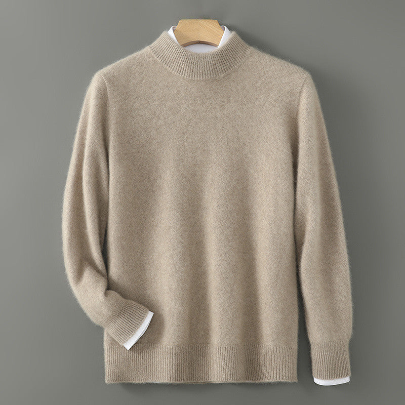 Ethan – Men’s Half Turtleneck Loose Pullover Sweater