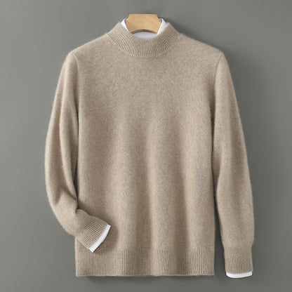 Ethan – Men’s Half Turtleneck Loose Pullover Sweater