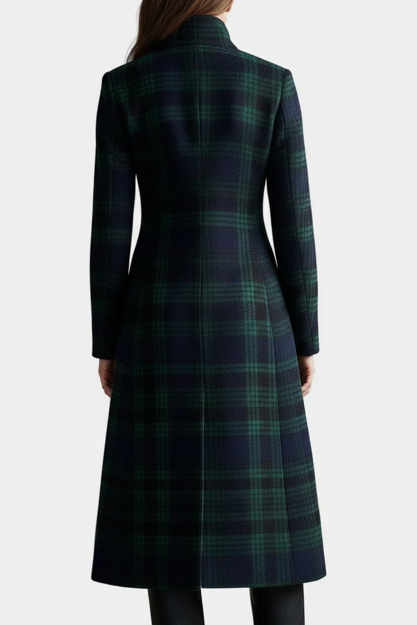 Rowan | Plaid Longline Coat