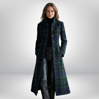 Rowan | Plaid Longline Coat